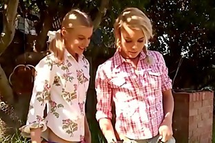 Pissing australian lesbo