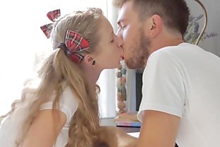 LustHD Blonde Russian student teen fucks her boyfriend