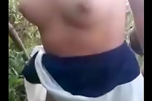 Girl fucked in forest