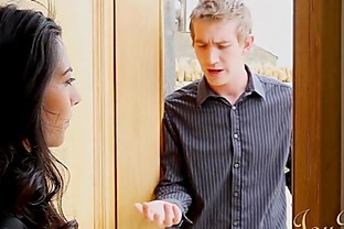 JoyBear Sexy wife Lou Charmelle enjoys a huge cock