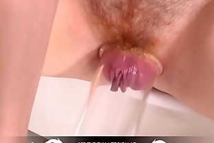 Hairy Pussy Orgasm - Redhead Beauty