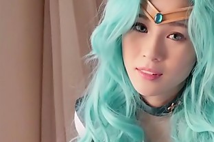 [Download HD ] Cosplay Japanese - Michiru Kaiou - Sailor Neptune - Complete