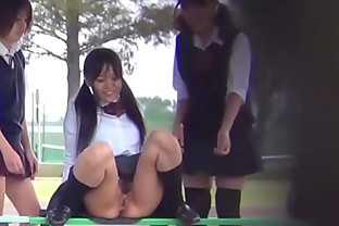 Kinky asian teens pissing