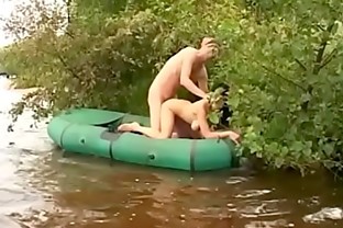 Gertie is fucking on boat