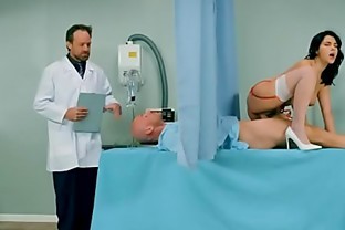 His cock is too big for his wife but perfect for his nurse 6 min