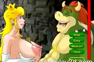 3D Hentai sex game princess Peach is a prisioner 7 min