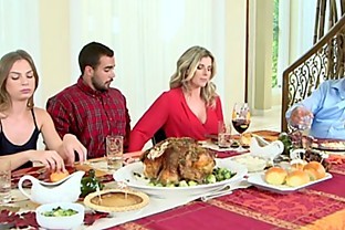 Moms Bang Teen - Naughty Family Thanksgiving