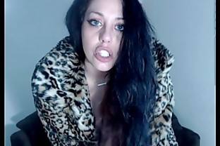 Cum in heels and fur,and Leana's hairy pussy!