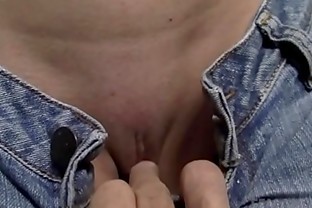 Blonde Muscle Cougar Gets Groped While Bound in the Dungeon