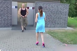 Brutal ANAL Outdoor Fuck In Public Parking Lot