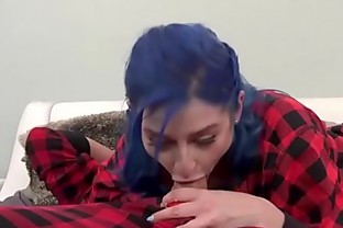 Big Tits Babe Loves Deepthroating and Riding Stiff Cock For Breakfast