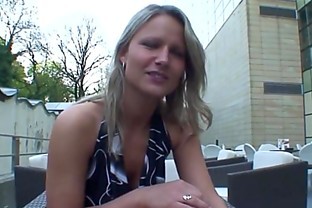 Real czech waitress fucks for money