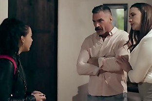 Crazy Receptionist Whitney Wright Moves in with her Crush and His MILF Wife Chanel Preston