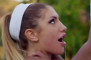 August Ames Fucks Big Black Coach