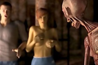 Nasty Skeleton. 3d porn horror