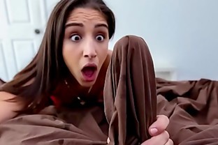 Horny Stepsister Can't Resist Her Brother's Morning Wood (Abella Danger)
