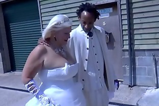Bride grandmother sucks and rides bbc