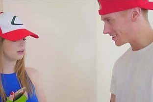 Cute Blonde Teen Stepsister Dolly Leigh Has Sex With Her Stepbrother For Rare Pokemon
