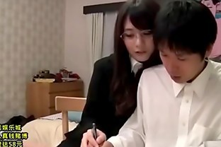 Japanese tutor pervert want to fuck with her student - Full Movie :