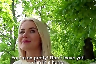 Blonde Hottie Fucks Outdoors video starring Aisha -