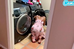 Fucked my step-sister while doing laundry