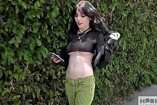 Skinny pale teen Leda Elizabeth gets banged hard by Hookup Hotshot