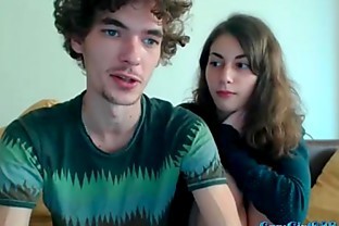 - young sister massages brother's tired dick