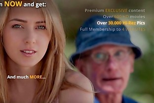 Tourists grandpas fucks American chick in a pub