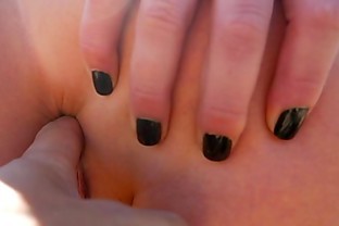 Felicity feline gets her asshole fingered by park ranger