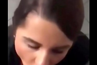 Crystina rossi giving head to stranger bbc in restroom