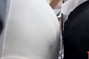Trouble bigtits girl on bus