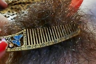Hairy bush fetish videos the best hairy pussy in close up with big clit