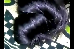 hair play with mom