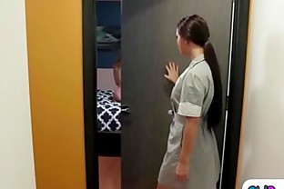 Kristens house maid n her so called friend force her to lick