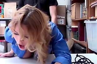 Horny Milf Dominates Young Stud After He Steals From Store