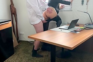 in lunch break: sexy business woman fucked in highheels, Business Bitch