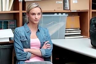 Cute Blonde Blackmailed & Fucked