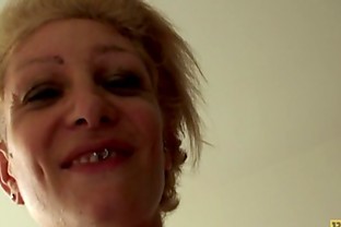 Inked UK skank railed rough in ass by maledom