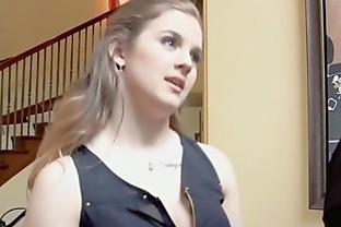 Sexy teen realtor rides buyers BBC