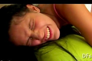 Virgin girl masturbates