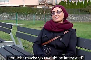 Public Agent Afghan beauty pays to fuck a big cock