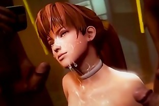 anime sex - Young japanese redhead teen gangbanged by lots of huge hard cocks -  - anime sex