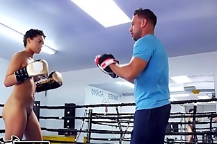 BANGBROS - Johnny Castle Turns Up The Heat On Amethyst Banks For Boxing