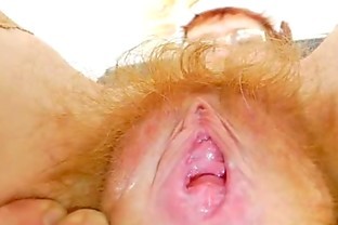 Head nurse practitioner in glasses teases her muff
