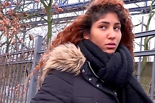 GERMAN SCOUT - LATIN EBONY TEEN SEDUCE TO EYE ROLLING ORGASM SEX AT PICKUP CASTING