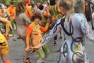 Painted dancers