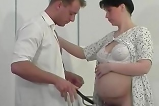 preggo milf brutal anal fucked by her doctor