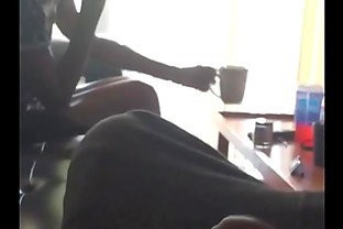 Dick flashing on the phone aunt is looking