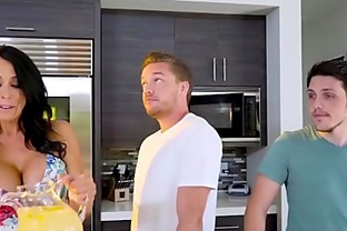 Housewife with big boobies fucks a much younger guy