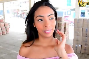MAMACITAZ - Thick Cock Boy Gets His First Latina Pussy - Yamile Duran
